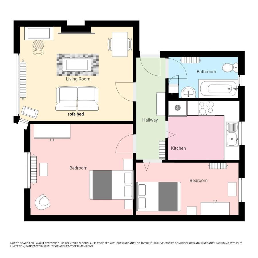 Great Spacious 2 Bedroom Flat 亨顿 外观 照片